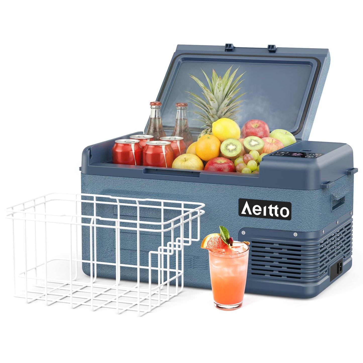 Aeitto 20QT Portable 12V Refrigerator Freezer for Camping & RV